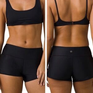 NWT Prana Chantel Swim Short Black Small
